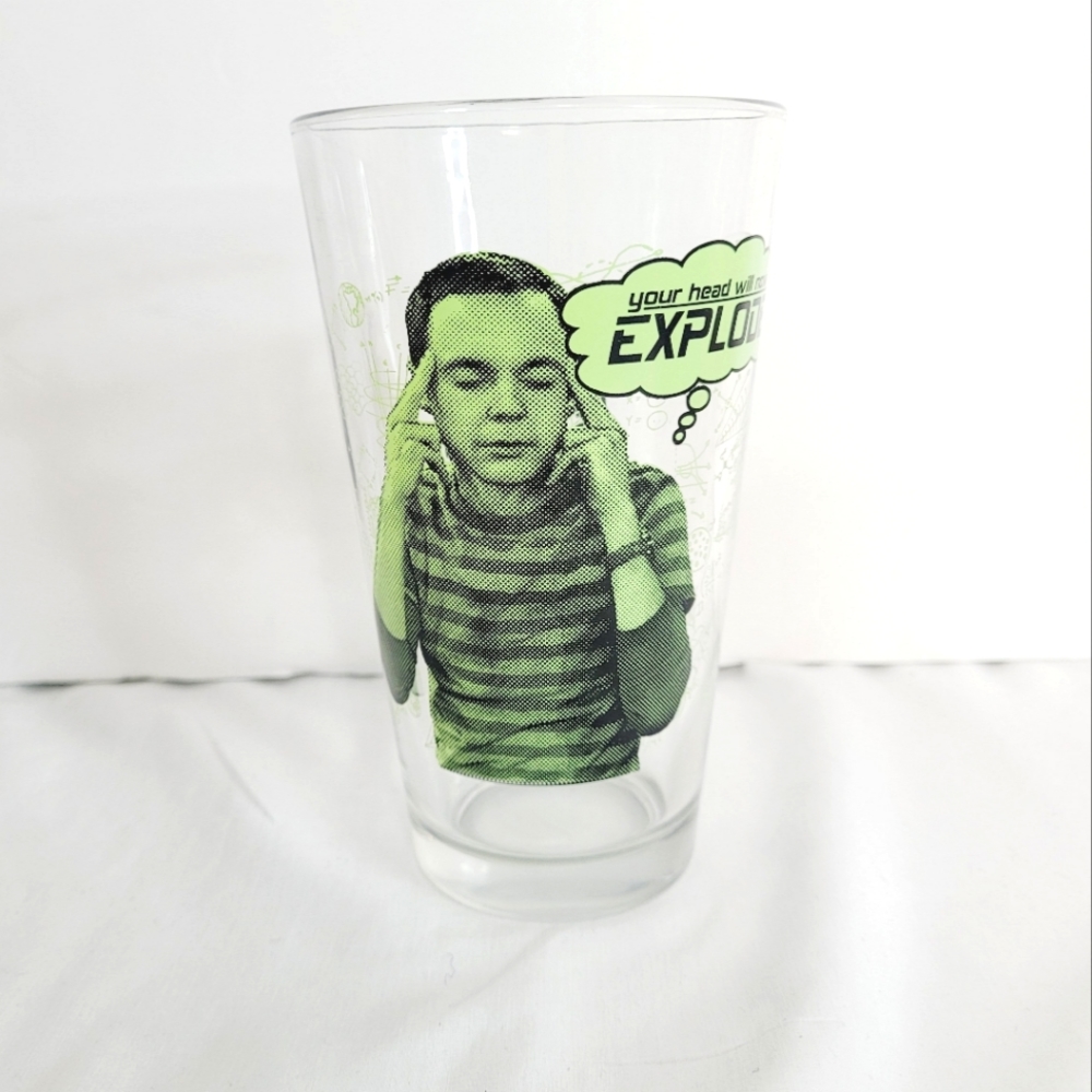 Big Bang Theory Sheldon drinking glass